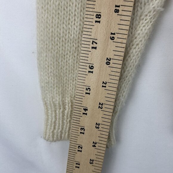 Icewear Iceland XS zip up Cardigan Sweater Icelandic Wool White Comfort Warm - Picture 5 of 16